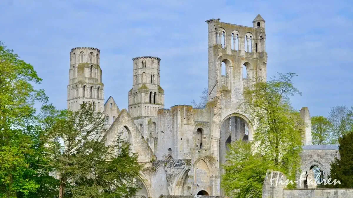 Sehenswürdigkeiten Normandie: Abtei Jumieges