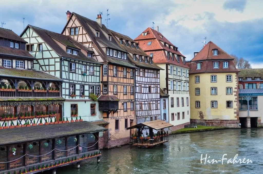 Stadtbesuch in Straßburg mit Wohnmobil: Fachwerkhäuser im Zentrum