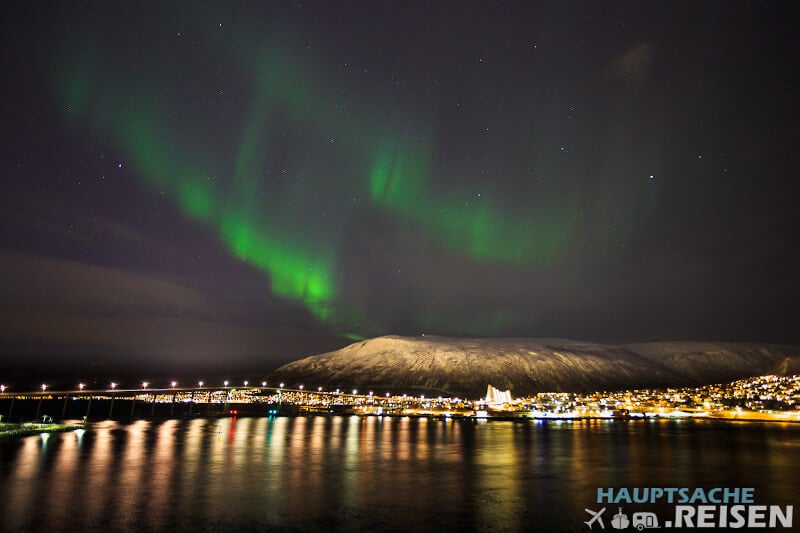 Polarlicht über Tromsø