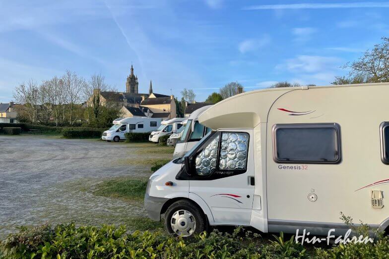 Camping Bretagne: Wohnmobilstellplatz